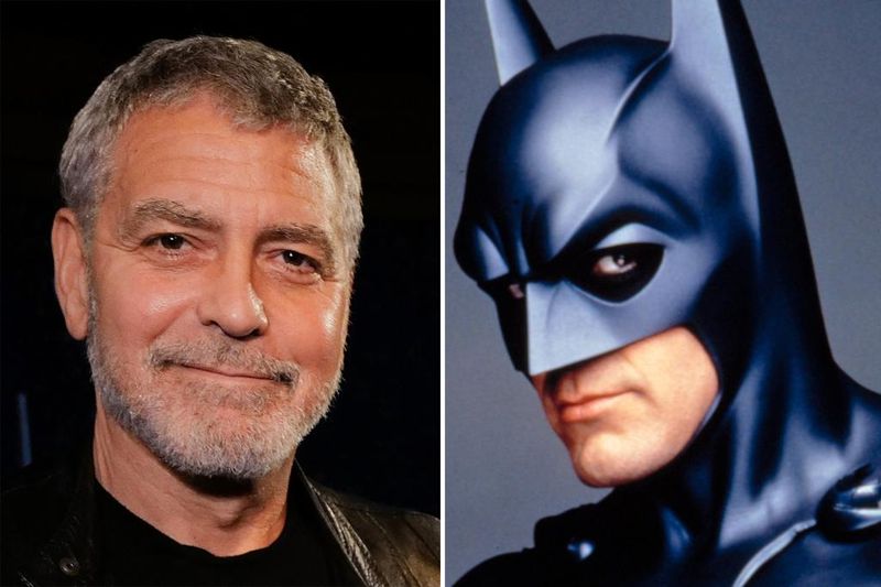 George Clooney and Batman and Robin