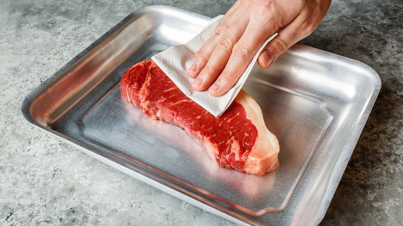 Pat Your Food Completely Dry Before Cooking