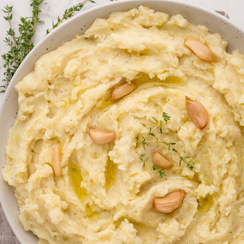 Roasted Garlic Mashed Potatoes