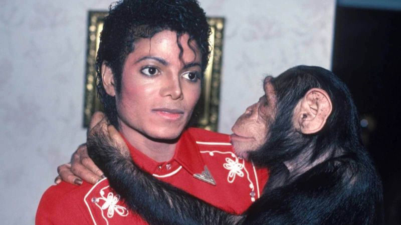 Michael Jackson and Bubbles the Chimpanzee