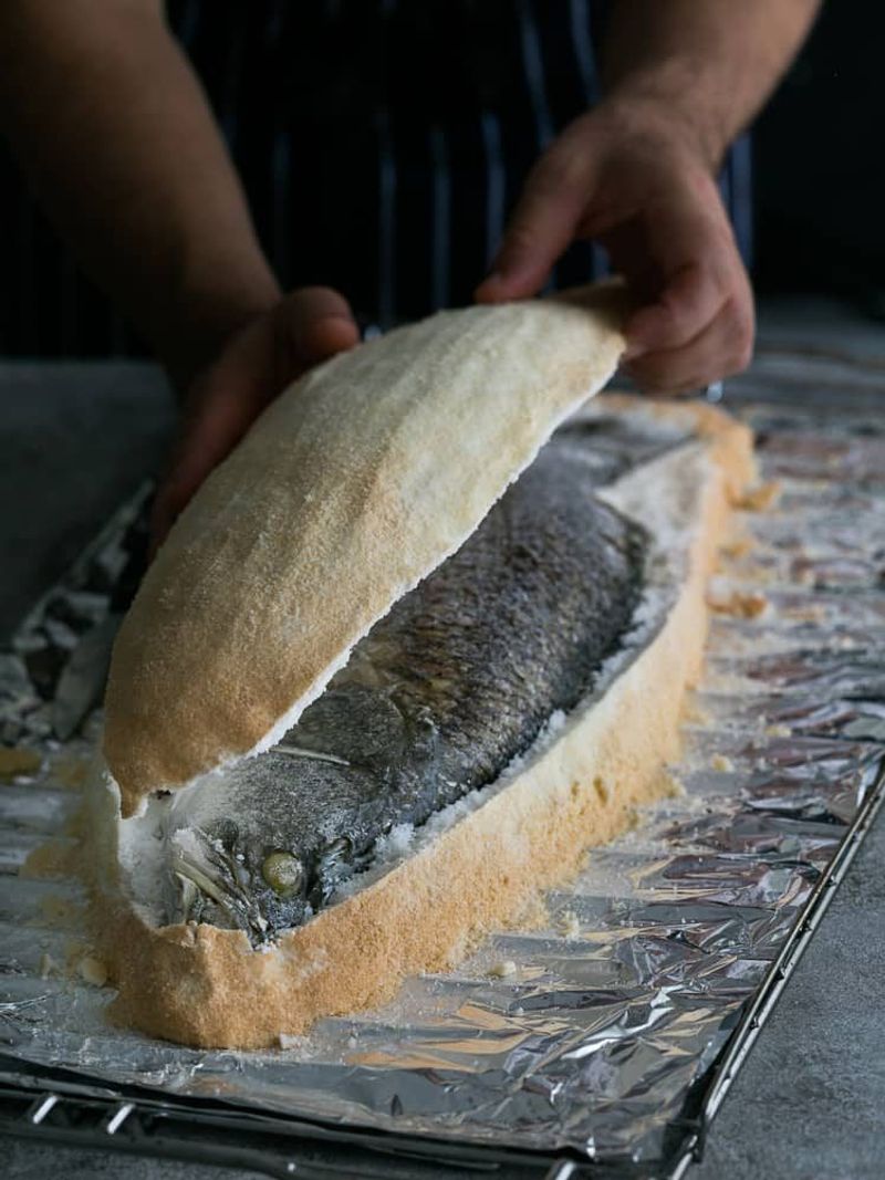Whole Fish Baked in a Salt Crust
