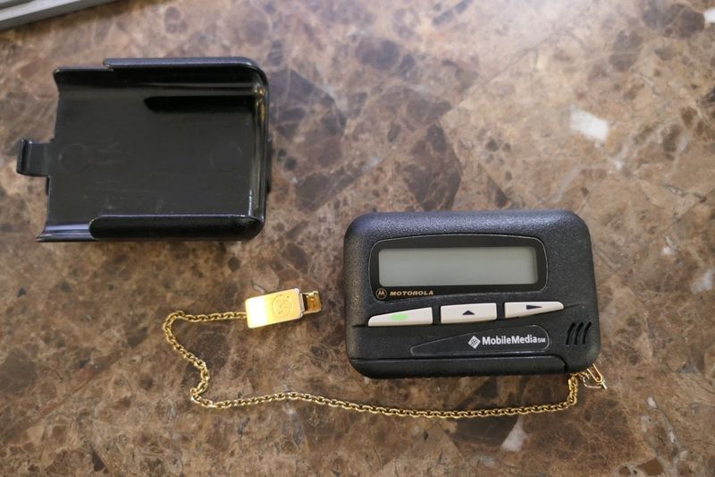 Carrying a Pager on Your Belt Like It Was a Trophy