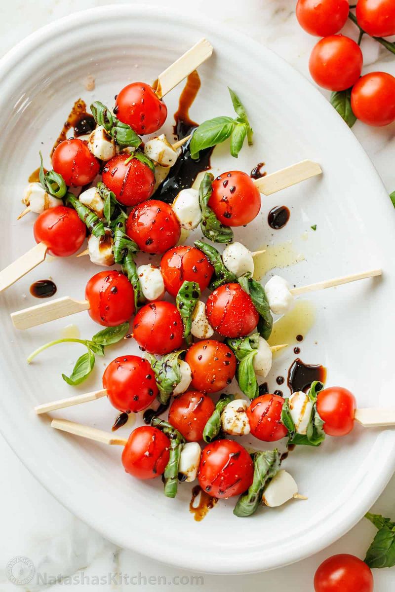 Mini Caprese Skewers