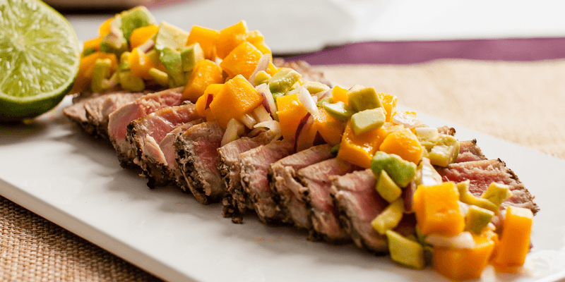 Tuna and Mango Salsa