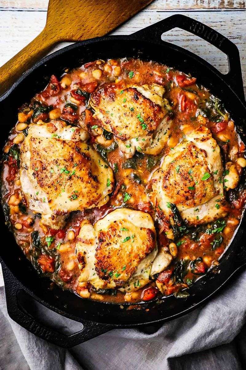 Chicken and White Bean Skillet