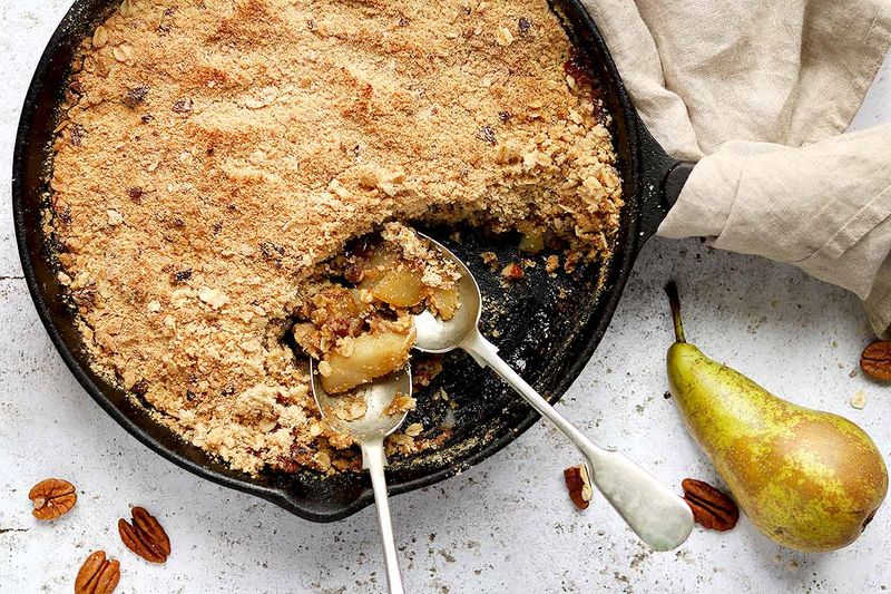Pear and Ginger Crumble