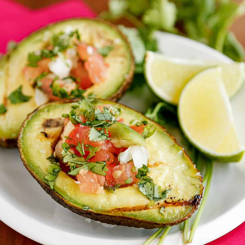 Grilled Avocado Halves