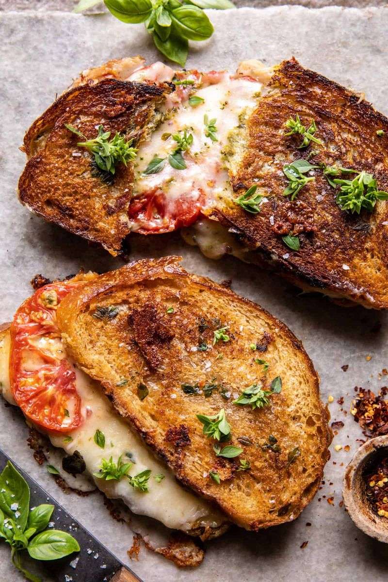 Caprese Grilled Cheese Sandwich