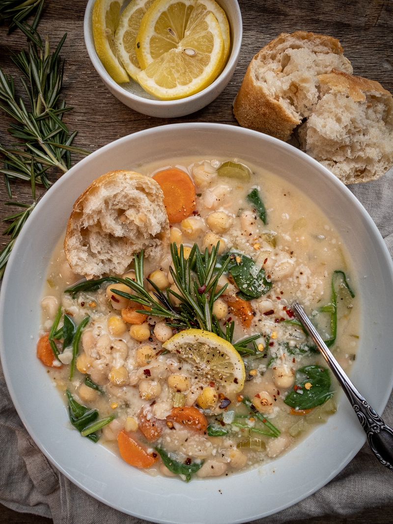 Classic White Bean and Rosemary Soup