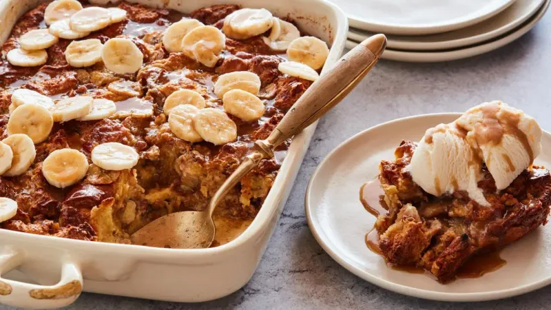 Banana Foster Bread Pudding