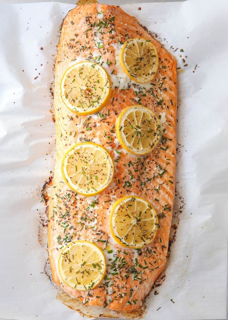 Baked Lemon Herb Salmon