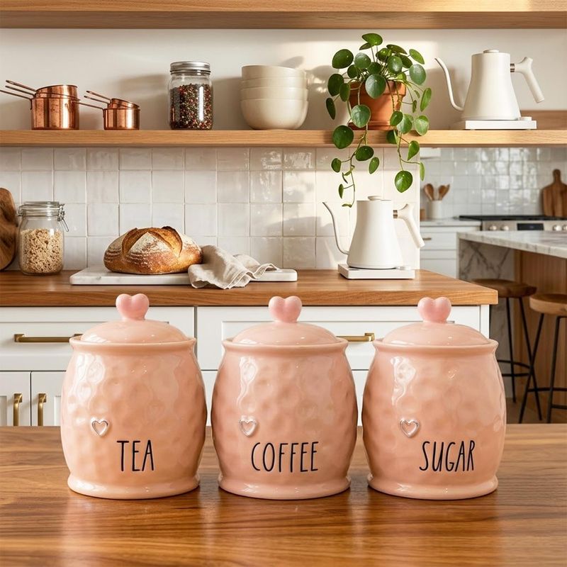 Vintage Canisters and Counter Displays