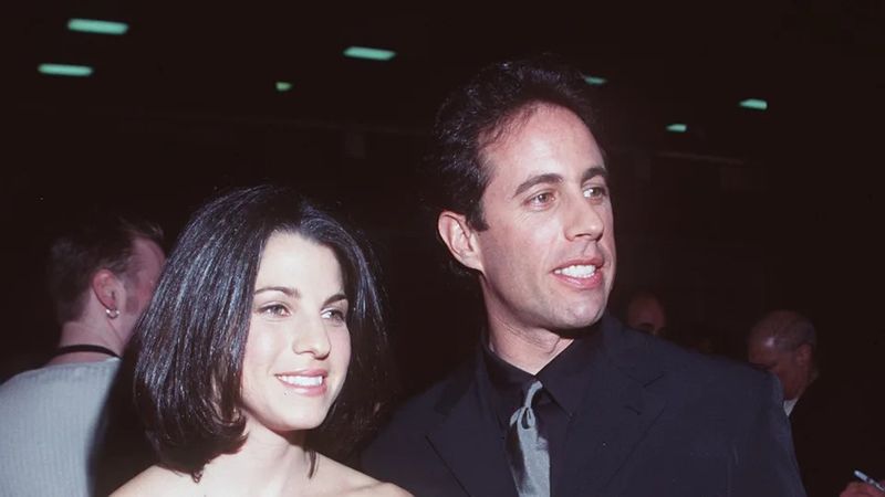 Jerry Seinfeld and Jessica Sklar