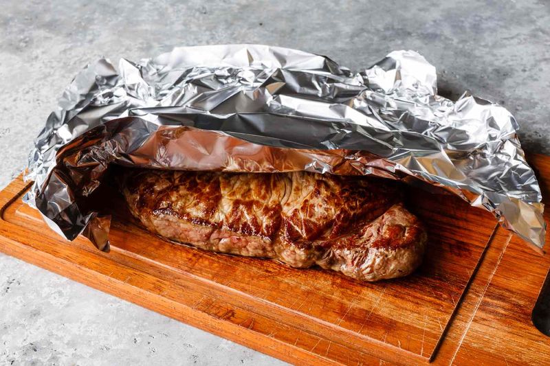 Let Meat Rest Twice for Even Cooking