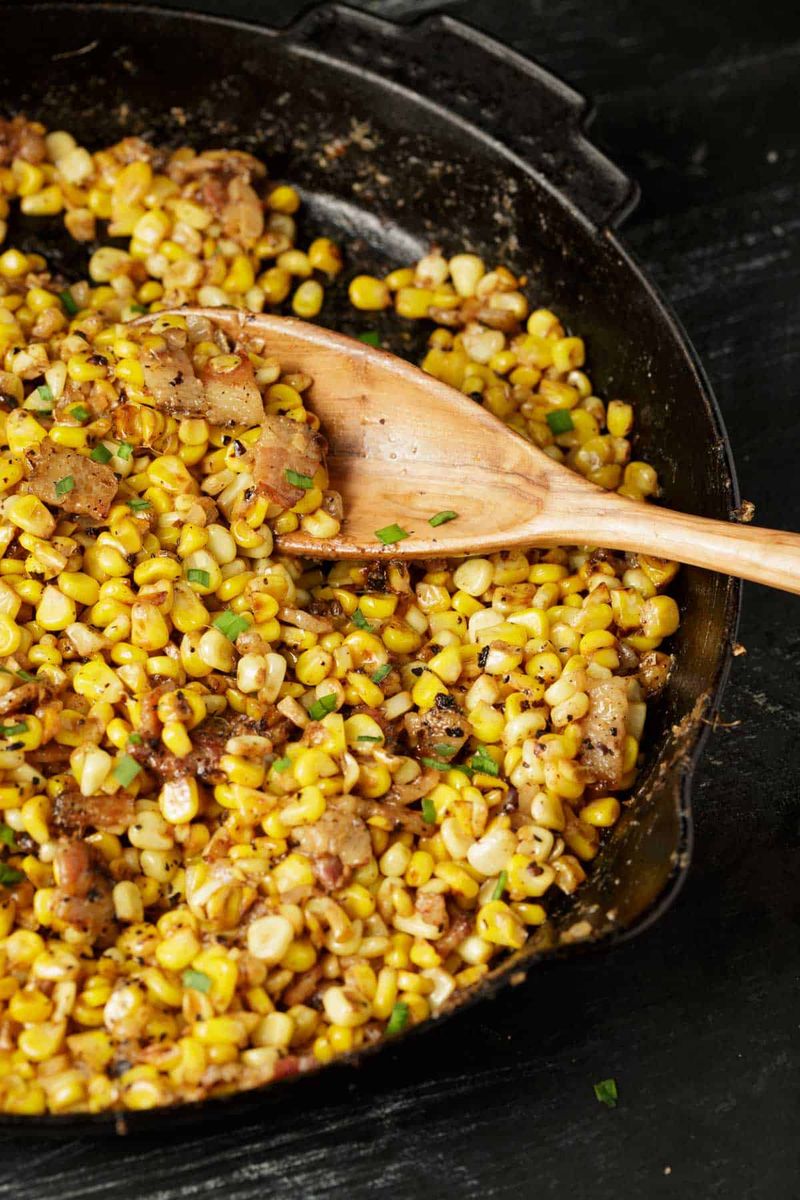 Char Your Corn on a Cast Iron Skillet