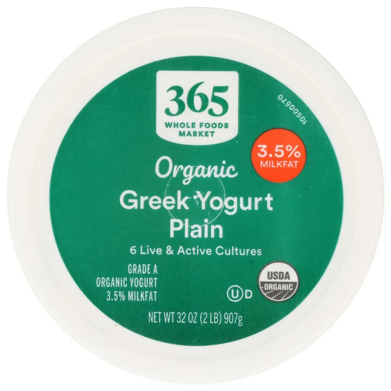 Whole Foods 365 Plain Greek Yoghurt