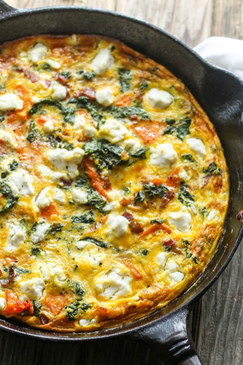 Veggie-Loaded Autumn Frittata