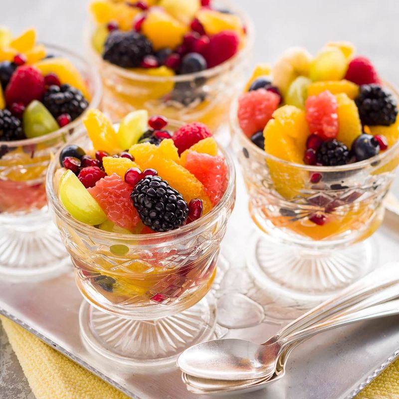 High-Fiber Fruit Salad with Nuts and Seeds