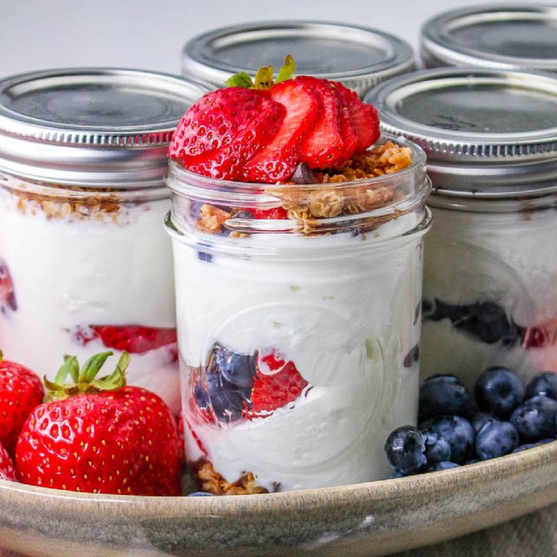 Greek Yogurt Parfait with Fresh Berries