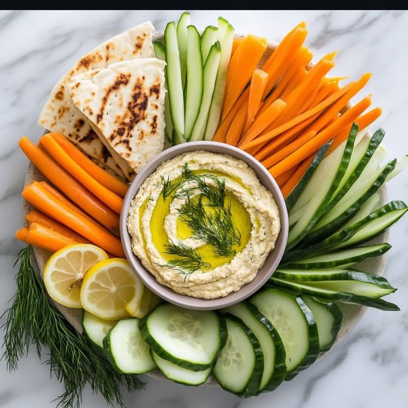 Hummus and Veggies