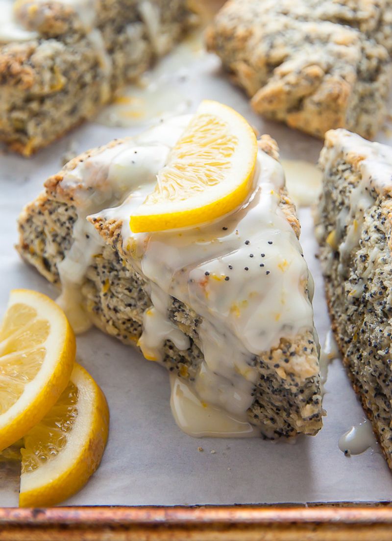 Lemon Poppy Seed Scones