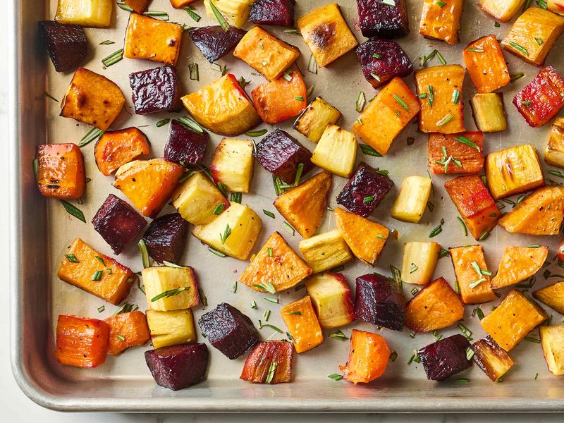 Roasted Root Vegetable Traybake