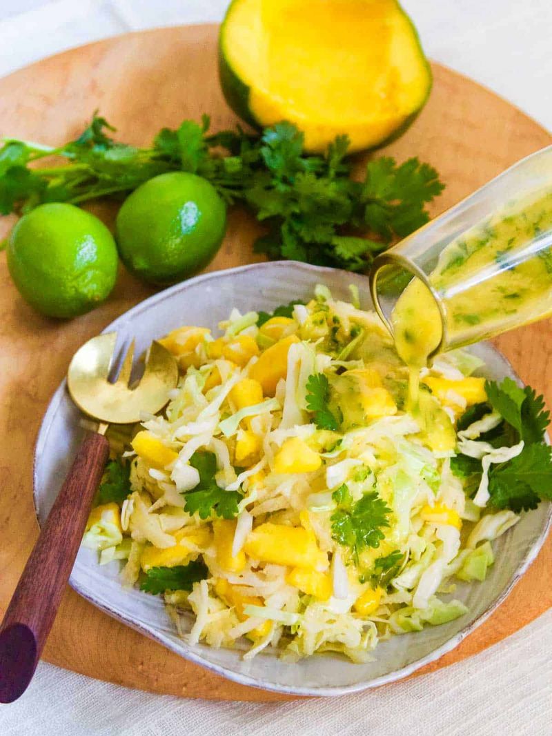 Mango Lime Tropical Coleslaw