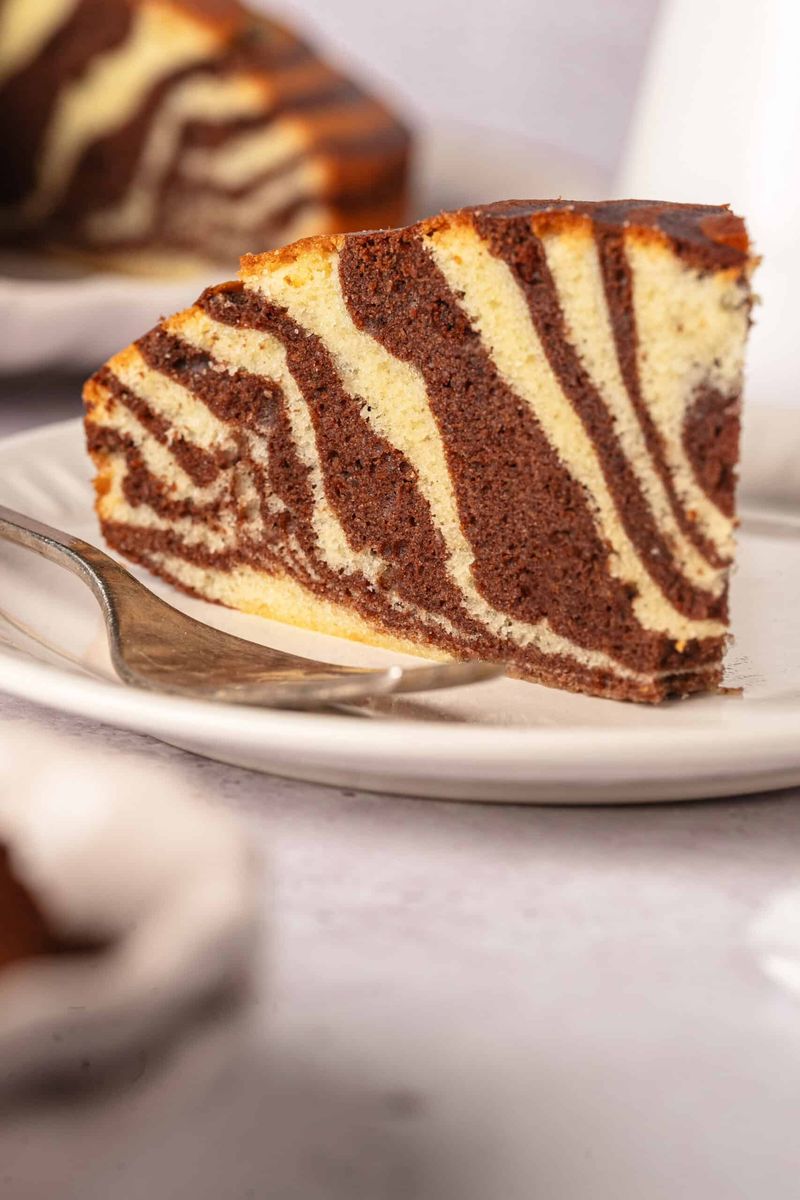 Zebra Cake (Homemade)
