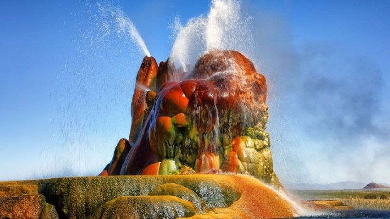 Fly Geyser, Nevada, USA