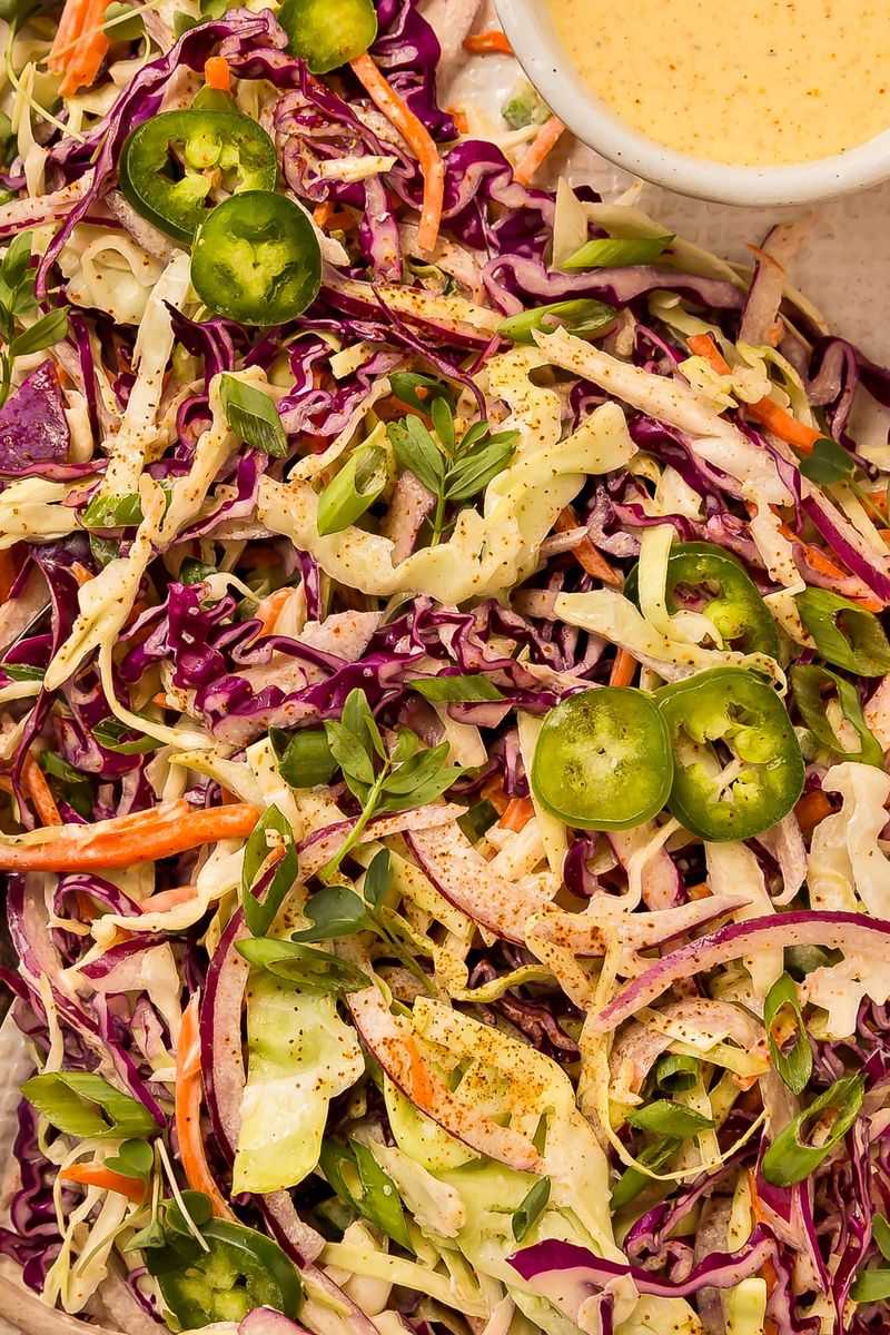 Spicy Jalape
te
te Coleslaw