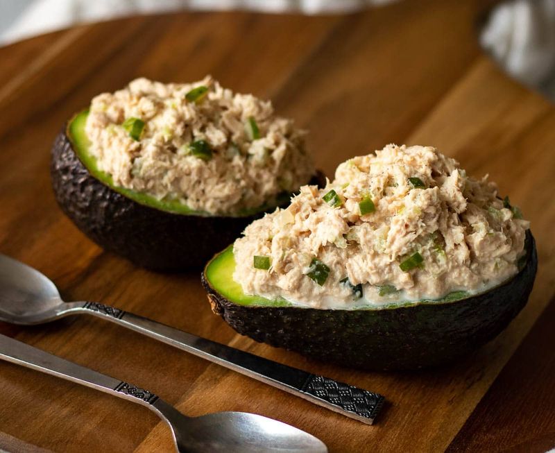 Stuffed Avocado with Tuna Salad