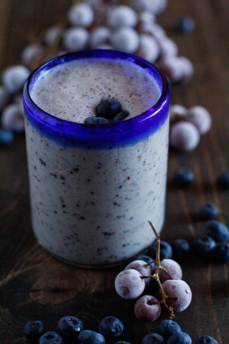Grape and Blueberry