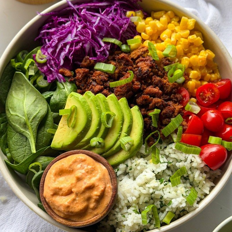 Tempeh Taco Bowl