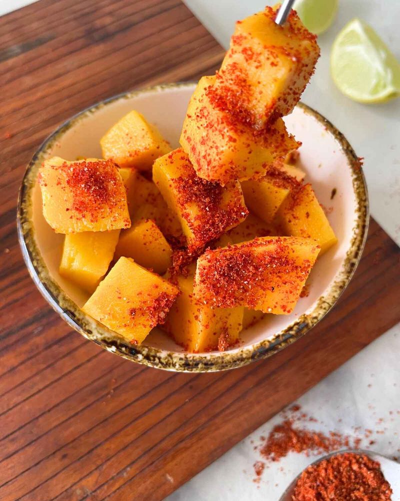 Mango and Tajin (Chili-Lime Salt)