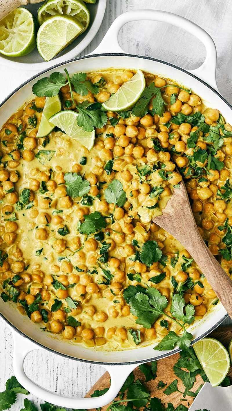 Speedy Coconut Curry with Chickpeas