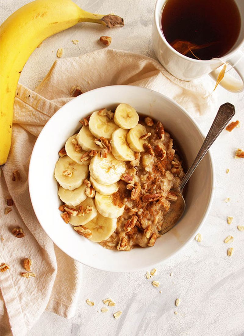 Oatmeal with Flaxseed and Banana