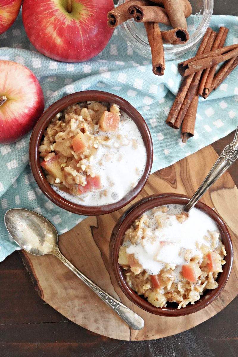 Buckwheat Porridge With Apple And Cinnamon