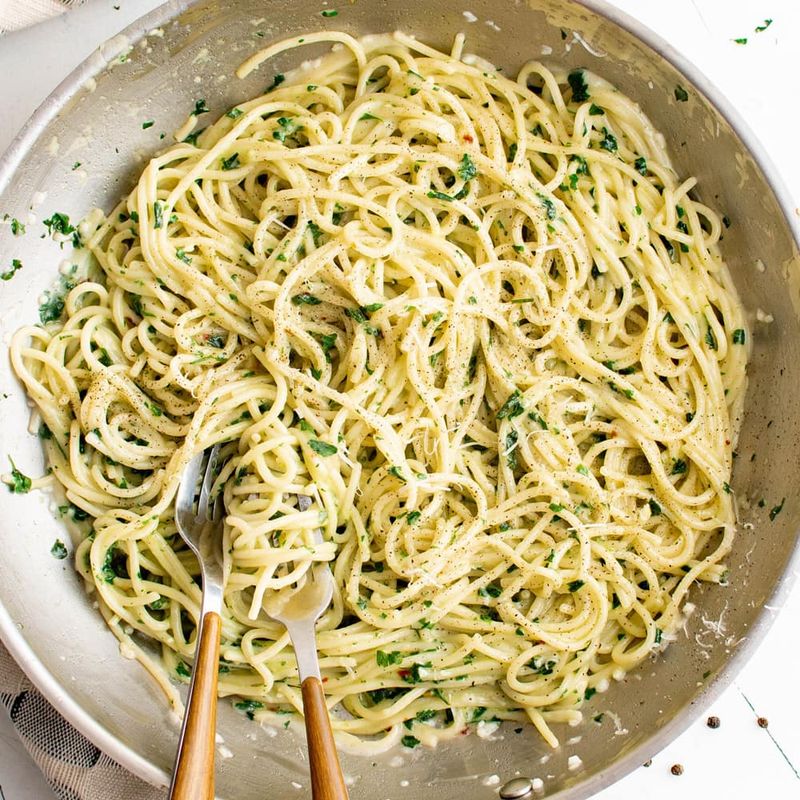 One-Pan Garlic Butter Pasta