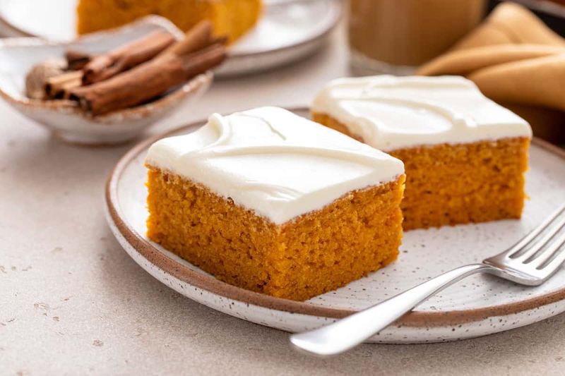 Pumpkin Bars with Cream Cheese Frosting