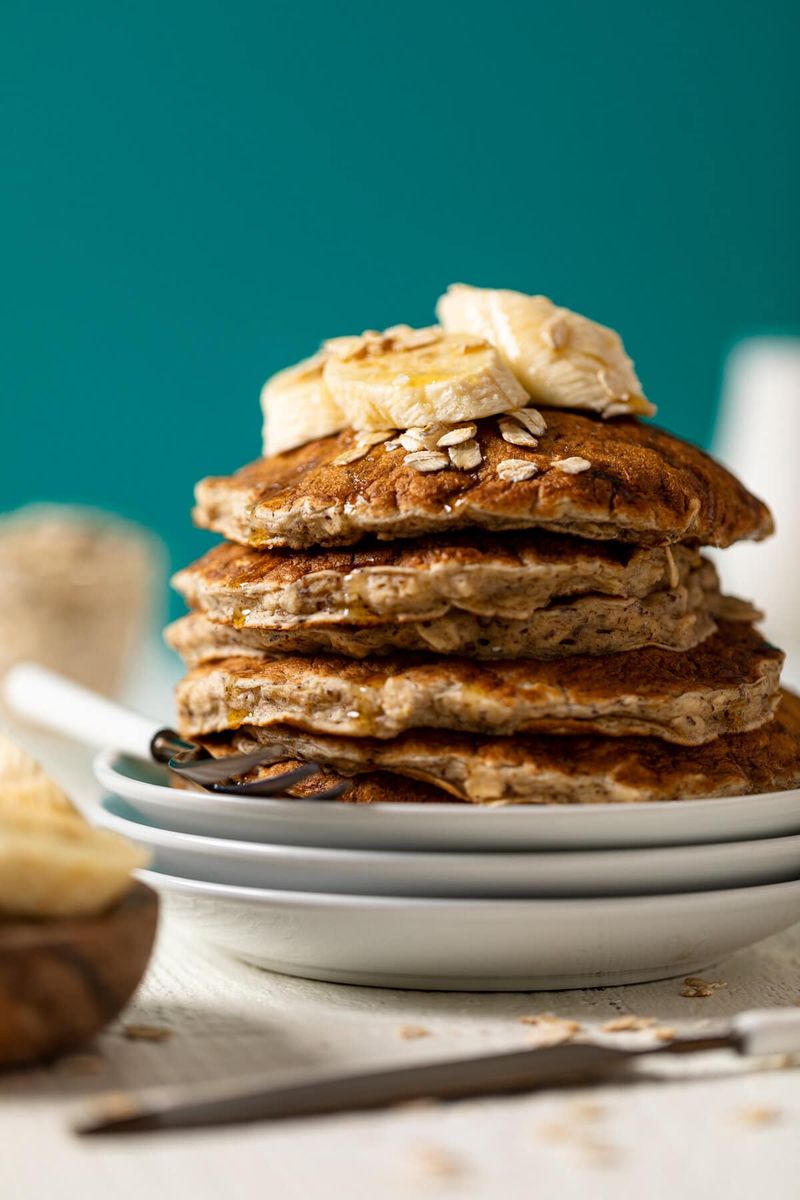 Banana Oat Pancakes