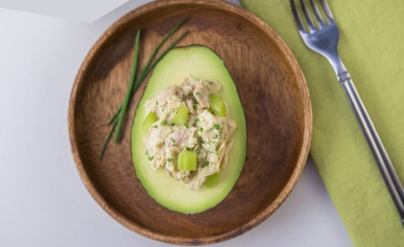 Tuna Salad Stuffed Avocado
