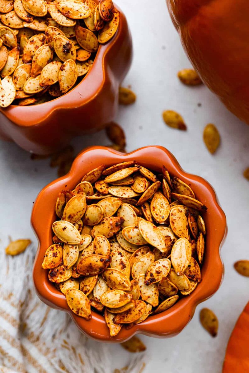 Spicy Roasted Pumpkin Seeds