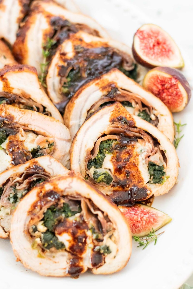 Fig and Stilton Stuffed Pork Tenderloin