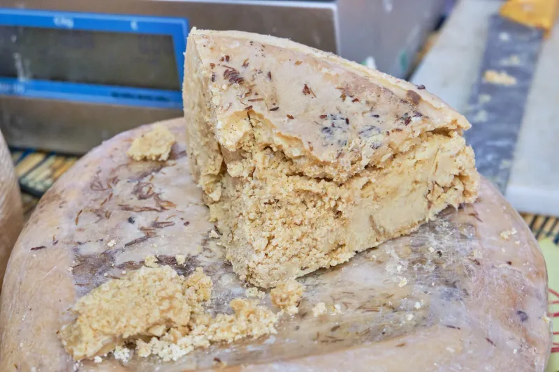 Casu Martzu Cheese Cake - Sardinia, Italy
