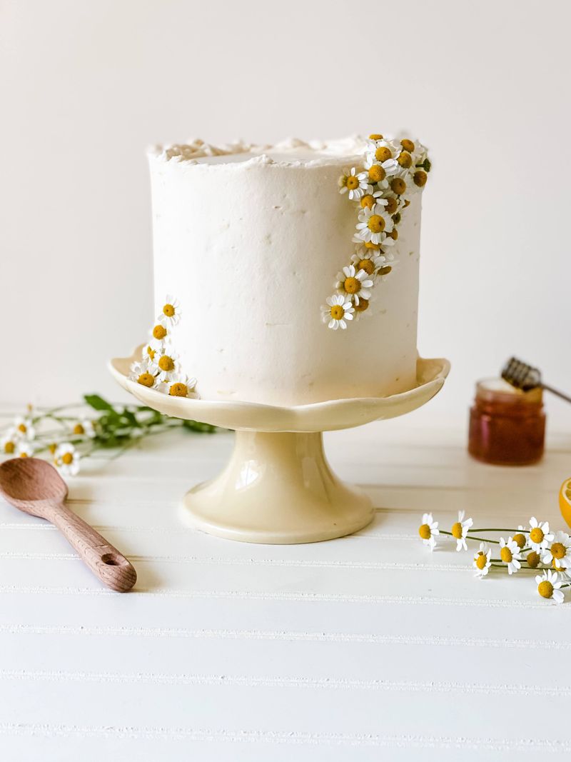 Chamomile Honey Cake