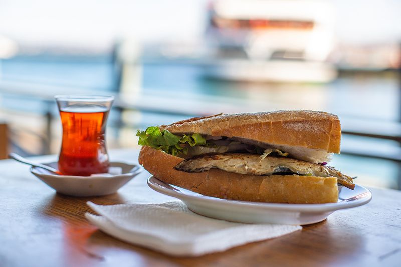 Turkish Balik Ekmek (Fish Sandwich)