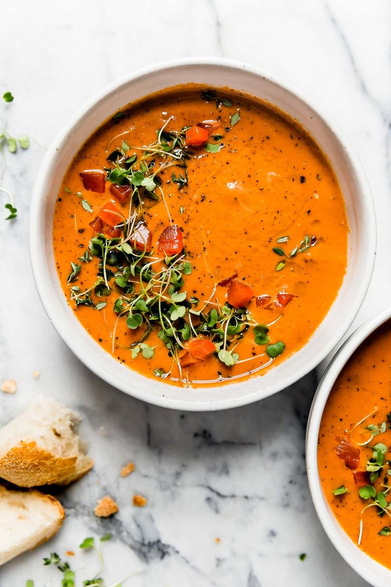 Roasted Red Pepper Bisque