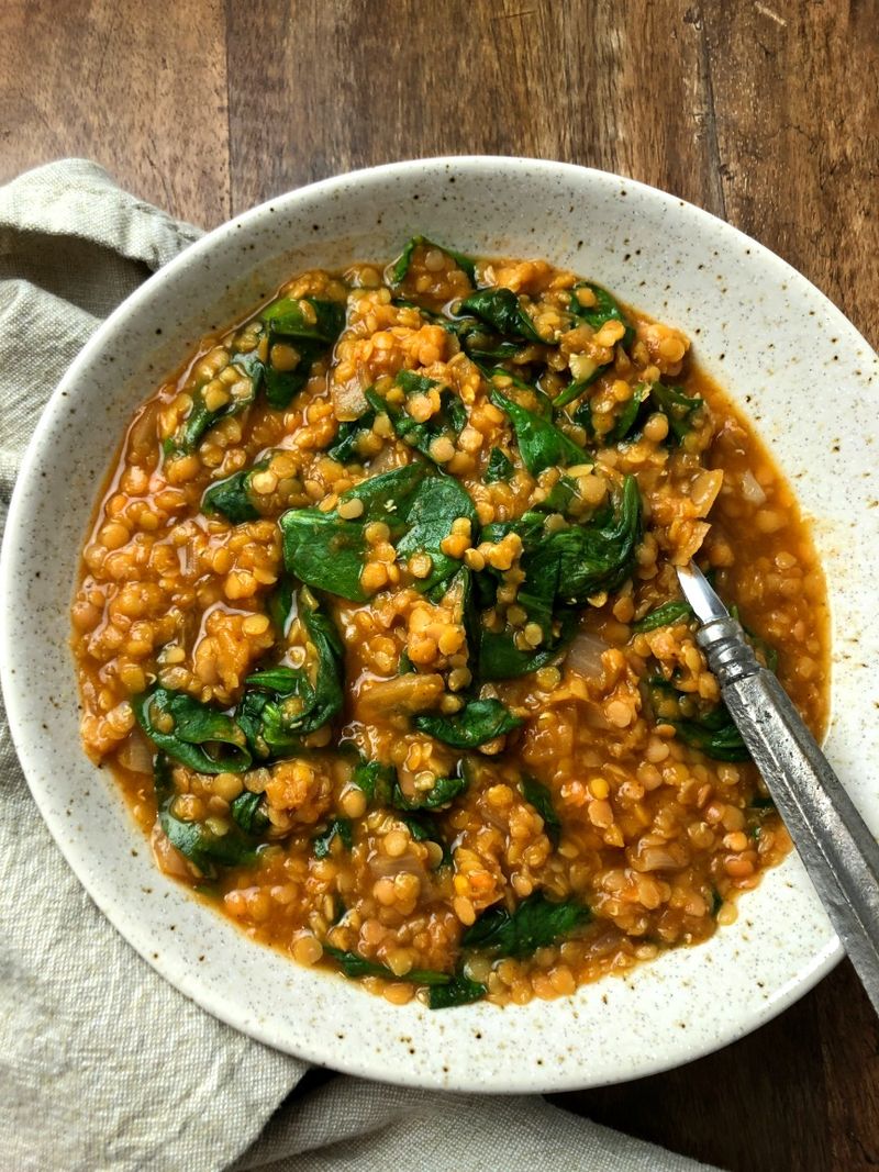 Lentil and Spinach Dal