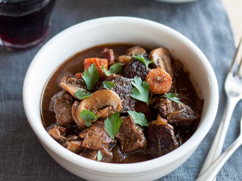 Slow Cooker Beef Bourguignon