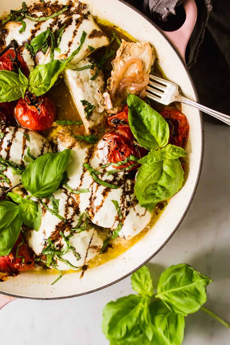 Caprese Chicken with Fresh Basil